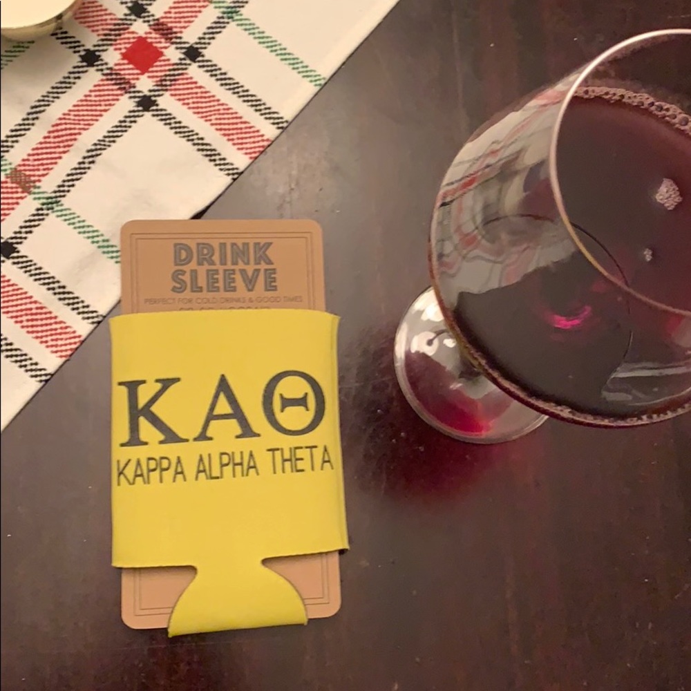 Kappa alpha theta drink coozie